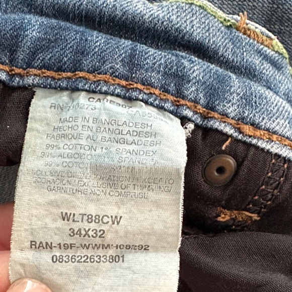 Wrangler Men's Classic Indigo Slim Straight Jeans - Picture 6 of 10